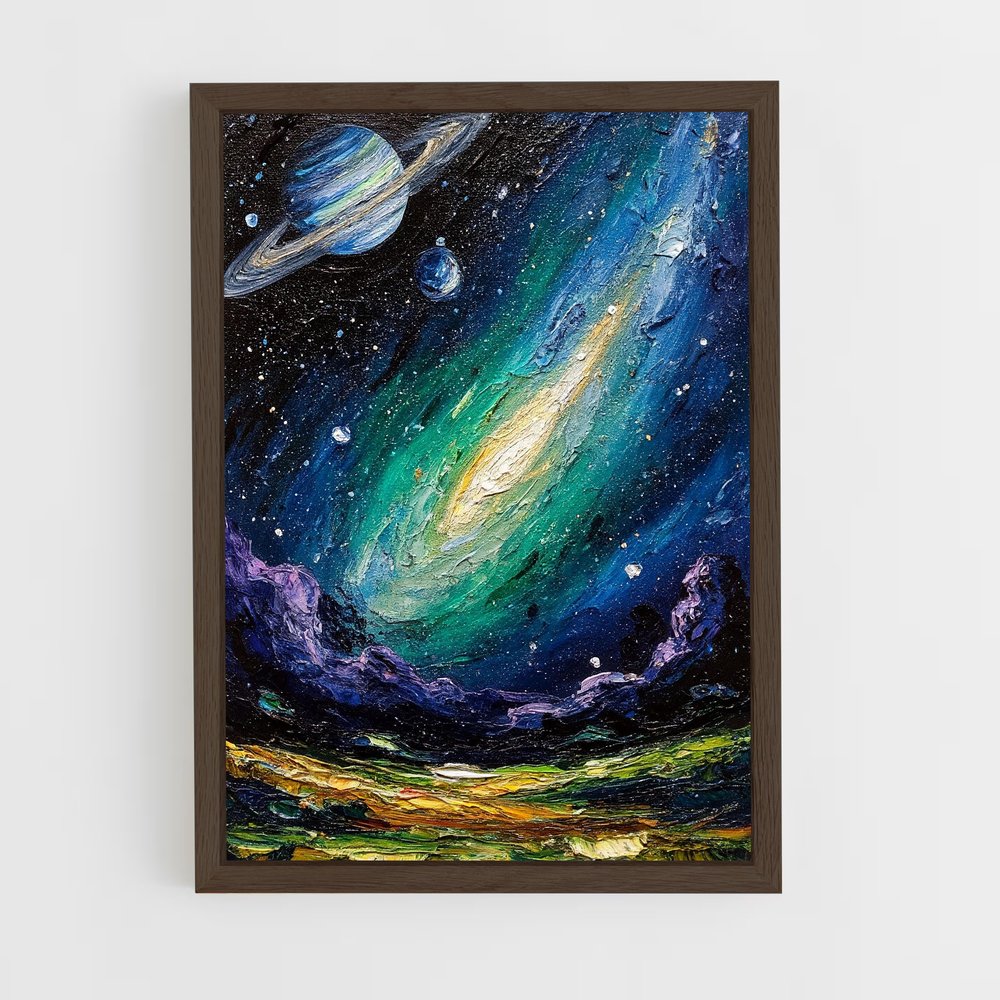 Poster sublime d'art cosmique – affiche Art spatial (vue 5)